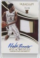 Patch Autographs - Malik Beasley #/99