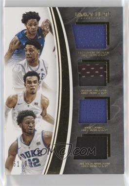 2016-17 Panini Immaculate Collection Collegiate - Quads #3 - Jahlil Okafor, Brandon Ingram, Tyus Jones, Justise Winslow /99