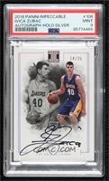 Rookie Autographs - Ivica Zubac [PSA 9 MINT] #/25