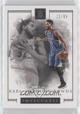 2016-17 Panini Impeccable - [Base] #68 - Karl-Anthony Towns /99