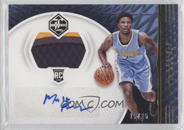 2016-17 Panini Limited - [Base] - Spotlight Gold #111 - Rookie Jersey Autographs - Malik Beasley /25