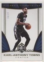 Karl-Anthony Towns (Brandon Rush Stats on Back) #/25