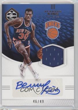 2016-17 Panini Limited - Jersey Signatures #LJS-BK - Bernard King /49