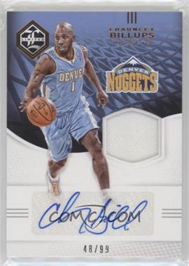 2016-17 Panini Limited - Jersey Signatures #LJS-CB - Chauncey Billups /99