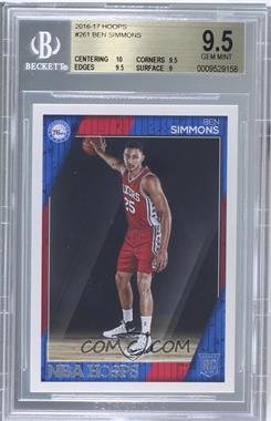 2016-17 Panini NBA Hoops - [Base] #261 - Rookies - Ben Simmons [BGS 9.5 GEM MINT]