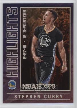 2016-17 Panini NBA Hoops - Highlights #8 - Stephen Curry