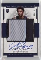 Rookie Patch Autographs - Deyonta Davis #/99