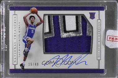 2016-17 Panini National Treasures - [Base] #193 - Rookie Patch Autographs Horizontal - Malachi Richardson /49 [Uncirculated]