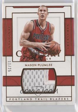 2016-17 Panini National Treasures - Century Materials - Bronze #69 - Mason Plumlee /25 [Noted]