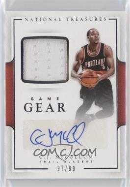 2016-17 Panini National Treasures - Game Gear Autographs #13 - C.J. McCollum /99