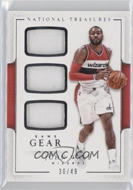 2016-17 Panini National Treasures - Game Gear Triples #6 - John Wall /49