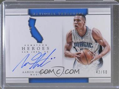 2016-17 Panini National Treasures - Hometown Heroes Autographs #27 - Aaron Gordon /60