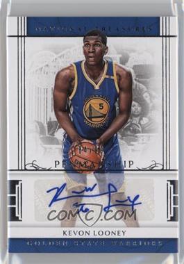 2016-17 Panini National Treasures - Penmanship #40 - Kevon Looney /99