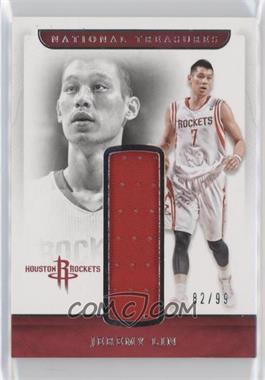 2016-17 Panini National Treasures - Retro Materials #RM-JL1 - Jeremy Lin /99