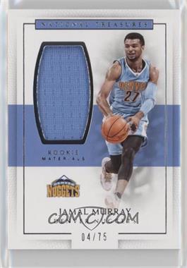 2016-17 Panini National Treasures - Rookie Materials #19 - Jamal Murray /75