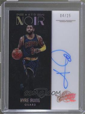 2016-17 Panini Noir - Auto Noir Color - Gold #12 - Kyrie Irving /25