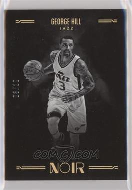 2016-17 Panini Noir - [Base] - Gold #39 - Black and White - George Hill /10