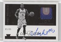 Rookie Patch Autographs - Isaiah Whitehead (Black and White) #/35