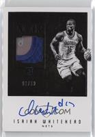 Rookie Patch Autographs - Isaiah Whitehead (Black and White) #/99
