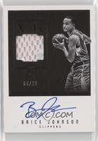Rookie Patch Autographs - Brice Johnson (Black and White) #/99