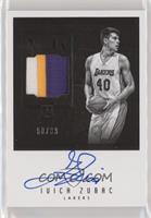 Rookie Patch Autographs - Ivica Zubac (Black and White) #/99