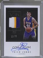 Rookie Patch Autographs - Ivica Zubac (Color) #/75