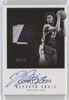 Rookie Patch Autographs - Deyonta Davis (Black and White) #/99