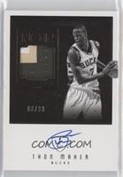 Rookie Patch Autographs - Thon Maker (Black and White) [EX to NM] #/99