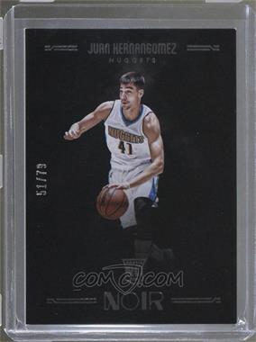 2016-17 Panini Noir - [Base] #220 - Rookies Color - Juan Hernangomez /79