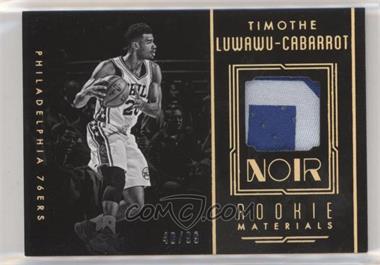 2016-17 Panini Noir - Rookie Materials - Black and White Prime #30 - Timothe Luwawu-Cabarrot /99