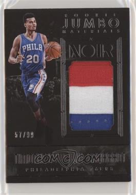 2016-17 Panini Noir - Rookie Noir Jumbo Materials #15 - Timothe Luwawu-Cabarrot /99