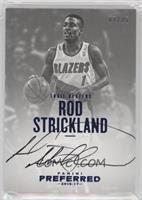 Autographs - Rod Strickland #/25