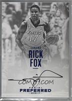 Autographs - Rick Fox #/15