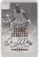 Autographs - Cedric Ceballos #/99