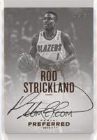 Autographs - Rod Strickland #/99