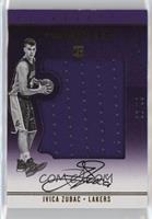 Silhouettes Rookies - Ivica Zubac [Good to VG‑EX] #/99