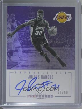 2016-17 Panini Preferred - [Base] #235 - Unparalleled - Julius Randle /50