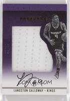 Silhouettes - Langston Galloway #/60