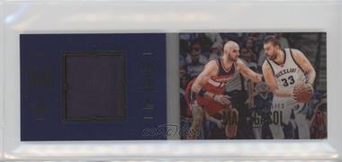 2016-17 Panini Preferred - Stat Line Memorabilia Booklets #10 - Marc Gasol /125