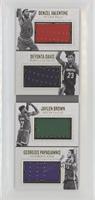 Jaylen Brown, Georgios Papagiannis, Denzel Valentine, Deyonta Davis #/149