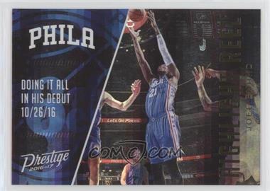 2016-17 Panini Prestige - Highlight Reel - Horizon #10 - Joel Embiid