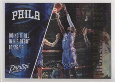 2016-17 Panini Prestige - Highlight Reel - Horizon #10 - Joel Embiid