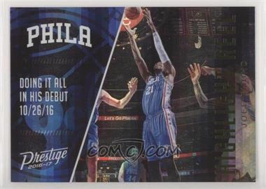 2016-17 Panini Prestige - Highlight Reel - Horizon #10 - Joel Embiid