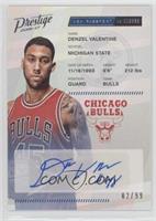 Denzel Valentine #/99