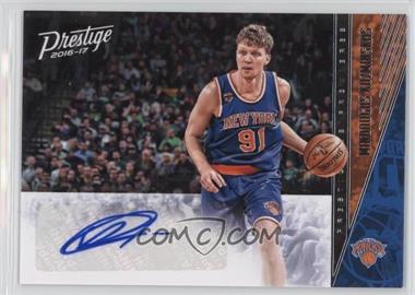 2016-17 Panini Prestige - Prestigious Premieres Signatures #23 - Mindaugas Kuzminskas