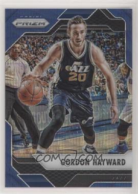 2016-17 Panini Prizm - [Base] - Blue Wave Prizm #101 - Gordon Hayward /99