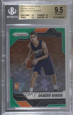 2016-17 Panini Prizm - [Base] - Green Prizm #242 - Dragan Bender [BGS 9.5 GEM MINT]