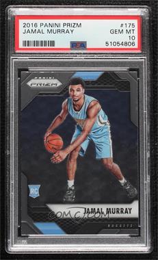 2016-17 Panini Prizm - [Base] #175 - Jamal Murray [PSA 10 GEM MT]