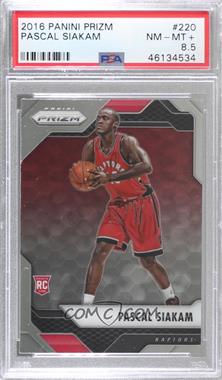 2016-17 Panini Prizm - [Base] #220 - Pascal Siakam [PSA 8.5 NM‑MT+]