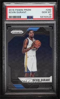 2016-17 Panini Prizm - [Base] #282 - Kevin Durant [PSA 10 GEM MT]